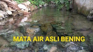 Subhanallah .. Mata Air tetap Bening Meski Buat cuci Dan berenang