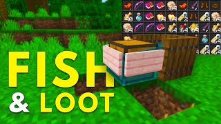 *NEW* Fish & XP Farm For Minecraft Bedrock 1.20.15 || PE, PS4, Xbox, Switch, Windows 10