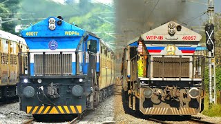 COLOURFUL WDP 4B locomotives !! Indian Railways