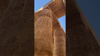 The Magnificent Pillars of the Hypostyle Hall in Karnak Temple, Egypt #shorts