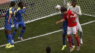 Switzerland  2 - 1 Ecuador World Cup 2014