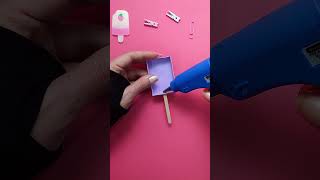 💗DIY Cute Ice Cream Popsicle Shaped Paper Gift Box #ytshorts #shorts #short #shortvideo #shortsviral