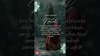 Natal sebagai Bukti Cinta Yang Tak Tergantikan #natal #breadoflife #motivationalquotes #inspiration