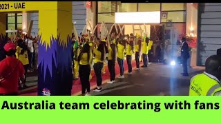 Australia team crazy celebration with fans after winning wct20 final||#wct20 #australia #newzealand