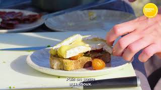 Recette de chef – Bruschetta de tomates cerises au Brie de Meaux