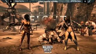 Walraven Weekly 85 Mortal Kombat X - Khom Fai Kiu vs. MTO Tha Voice