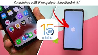 🔞[PASSO A PASSO] Instale iOS 15 Em Qualquer Dispositivo Android | Converta Seu Android Para IOS ⚡⚡⚙️