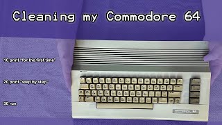 Cleaning My Commodore 64