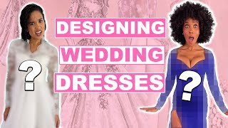 Creating Our BFF's CUSTOM Wedding Dress!?