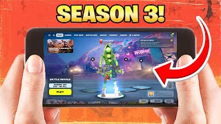 How to DOWNLOAD Fortnite Mobile on IOS & ANDROID! (Season 3)