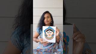 దుర్గా Maa ❤️ drawing🙏#durgamaa #drawing #manakka #durgapuja #diy #craft #trending #ytshorts