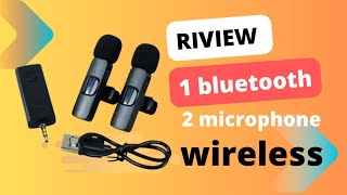 RIVIEW MIC WIRELESS, 1 BLOETOOTH 2 MIC