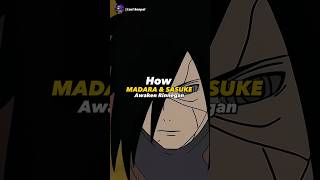 How Madara & Sasuke Awaken Rinnegan | #naruto #madara #narutoshippuden #sasuke #rinnegan #itachi