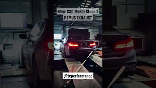 Chiptuning BMW G30 M550i Stage 2 with REMUS EXHAUST #remus #hamownia #bmw #car #dyno #tcperformance