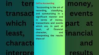 Accounting Definition #fact #tallyprime #accounting #tally #youtubeshorts #tallyintegration