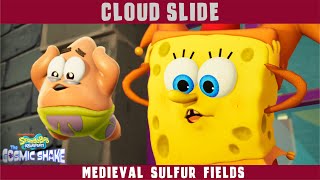 Cloud Slide | Medieval Sulfur Fields | Spongebob Squarepants The Cosmic Shake