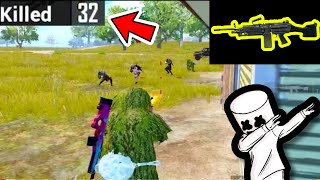 M249 VS 4 ENEMEIS RUSH ME FULL GAMEPLAY || PUBG MOBILE