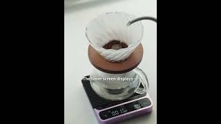 How to use IKAPE V2 coffee scale M1 and M2 Smart Mode