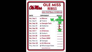 Ole miss football record predictions