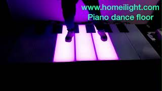 LED piano induction floor-GUANGZHOU HOMEILIGHT MANUFACTURER