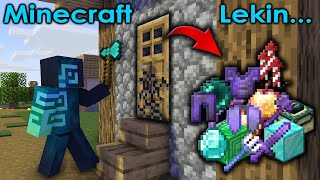 Minecraft lekin Eshikdan epic narsalar beradi | O'zbekcha minecraft #kayzo