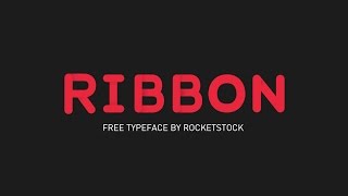 Ribbon: A Free Animated Typeface | RocketStock.com