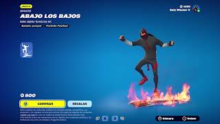 Abajo los bajos 🔥 (Nuevo gesto) Fortnite última tienda 😳