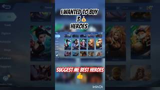 Best Mobile Legends Heroes 2025.I will buy. #mlbb #shorts