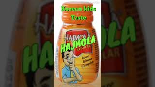 Korean kids Taste "HAJMOLA"