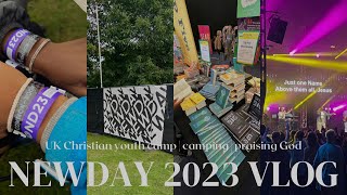 NEWDAY 2023 VLOG | UK Christian youth camp, camping, praising God