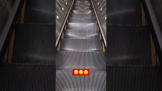 Lights Reflecting on Escalator #satisfying #oddlysatisfying #shorts #viral #trending #asmr