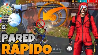 Como Poner Paredes Agachado Y Rapido 👽🥷🔥 |En Free Fire