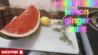 Refreshing home made watermelon juice|