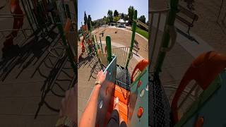 bella ciao playground parkour sliding climbing pov