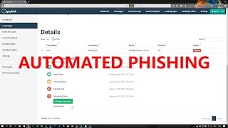 Automate Phishing Emails with GoPhish