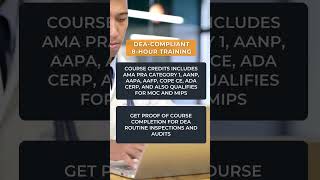 DEA Compliant Controlled Substance Prescribing and Substance Use Disorders Course