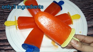 Orange lolly ice cream / অরেঞ্জ ললি আইসক্রিম / orange ice cream / অরেঞ্জ আইসক্রিম/ ice cream recipe