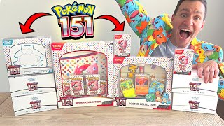 Opening EVERY Pokemon 151 Box