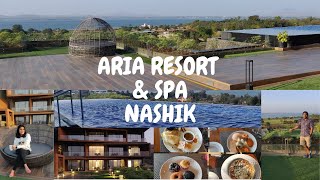 #Vlog13 | Aria Resort & Spa| Best Resort in Nashik | Luxurious Staycation | 5 Star Hotel | Lake View