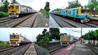 Four Different Type of Old Conventional EMU in New look||ER