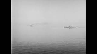 All 4 completed Iowa Class Battleships in Formation on June 7, 1954