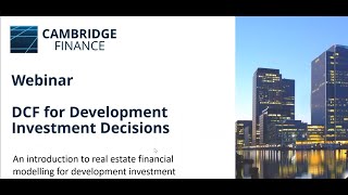 DCF for Real Estate Development