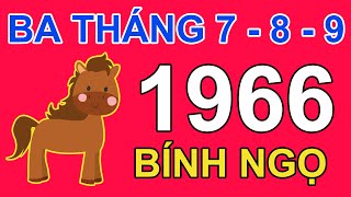 Tử Vi Tuổi Bính Ngọ 1966 Trong 3 Tháng 7, 8, 9 2024 Âm lịch Giáp Thìn | Triệu Phú Tử Vi