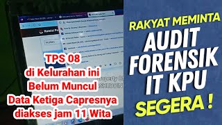 📍Data TPS 08 Karungan Belum Muncul di Situs KPU!!!