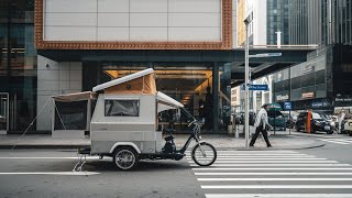 Revolutionary 2025 Smart Tricycle Camper: Electric, Compact & Ready for Adventure!