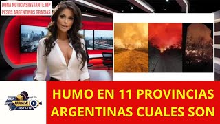 ADVERTENCIA POR HUMO EN 11 PROVINCIAS CUÁLES SON LAS ZONAS AFECTADAS