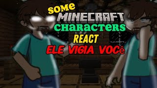 💀🐉👻Minecraft react To Ele vigia Você | Minecraft | Iron Master 👻🐉💀