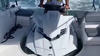 Jetski turns into a waveboat🔥😍