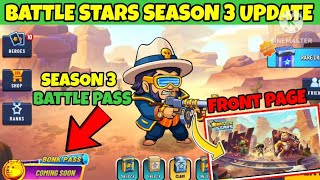 BATTLE STARS SEASON 3 UPDATE- NEW BONK PASS AND CREATOR CLUB OPTION ADDED