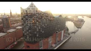 Elbphilharmonie Hamburg bei Sonnenaufgang in 4k (Sunrise)